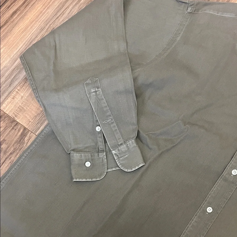 Polo Ralph Lauren Vintage Blaire Khaki Buttons Down Beige Shirt MenSz XXL - Picture 3 of 6